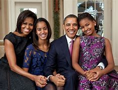 Image result for President Obama and His Family