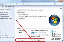 Image result for How to Check If Processor Is 64-Bit Windows 7