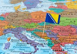 Image result for Bosnia in Relation to Russia Map