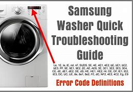 Image result for Samsung VRT Washer Error Codes