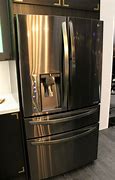 Image result for Black Stainless Steel Refrigerator Finish
