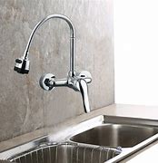 Image result for Wall Mount Single Handle Kitchen Faucet