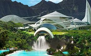 Image result for Jurassic World Buildings Concept Art