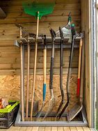 Image result for Lowe's Garden Tool Storage Rack