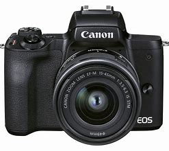 Image result for Canon EOS M50 Mark II Camera With EF-M 15-45mm F/3.5-6.3 IS STM Lens, Black