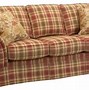 Image result for Red Plaid Sofa Broyhill