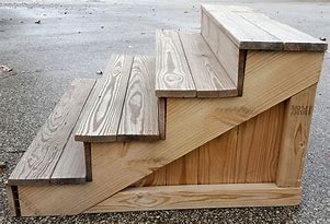 Image result for Treated Lumber Stairs