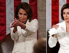 Image result for Nancy Pelosi State of the Union Speech