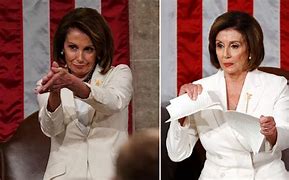Image result for Pelosi Close Up during the Sotu
