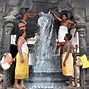 Image result for Lord Shiva Drinking Poison Painting