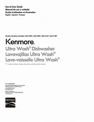 Image result for Kenmore Dishwasher Owner's Manual