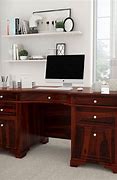 Image result for Wooden Home Office Desk