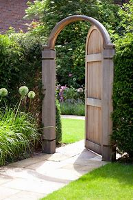 Image result for Decorative Wood Gates