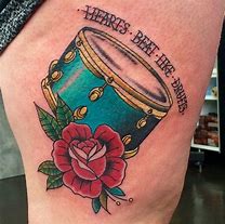 Image result for Snare Drum Tattoo Designs