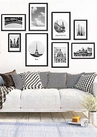 Image result for How to Make a Gallery Wall with Black and White