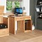 Image result for White Oak Desk with Drawers