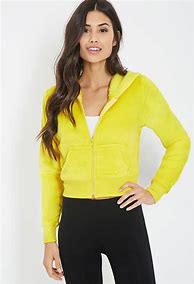 Image result for Yellow Zip Hoodie Women