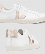 Image result for Veja Esplar White Glitter Nemo Leather Sneakers