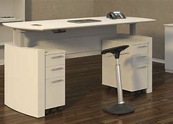 Image result for Adjustable Height Reception Desk