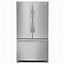 Image result for White 36 Inch Counter-Depth French Door Refrigerator