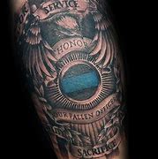 Image result for Law Enforcement Blue Line Tattoos
