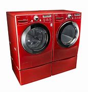 Image result for Who Makes a Red Washer and Dryer Sets