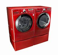 Image result for LG Red Washer Dryer with Steam