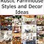 Image result for Farmhouse Rustic Home Decor Sites