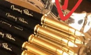 Image result for Impeachment Pens Look Like Bullets