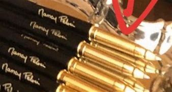 Image result for Impeachment Pens Look Like Bullets