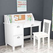 Image result for White Kids Desk with Chair