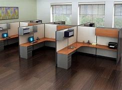 Image result for L-shaped Desk Office Layout