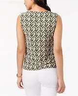 Image result for Jm Collection Paisley Jacquard Hardware Top, Created For Macy's - Real Red - Size S