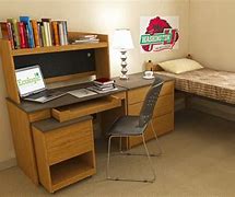 Image result for College Dorm Bed Desk