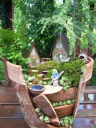 Image result for Miniature Fairy Garden Ideas