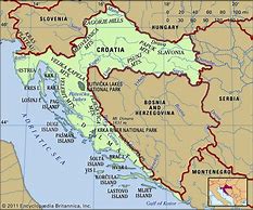 Image result for Map of Southern Croatia