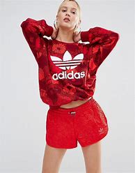 Image result for Adidas Floral Logo Sweatshirt Fashion
