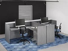 Image result for 2 Person Reception Desk Office