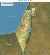 Image result for Israel Rivers Map