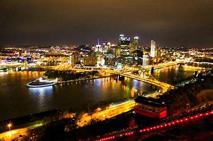Image result for Pittsburgh at Night