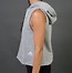 Image result for Gray Sleeveless Hoodie