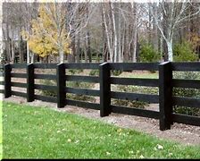 Image result for Black Wooden Fence
