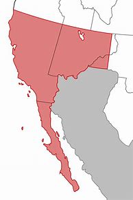 Image result for Mexican Cession On Map