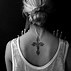 Image result for Cross Tattoo On Neck
