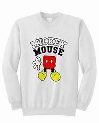 Image result for Mickey Mouse Sweatshirt