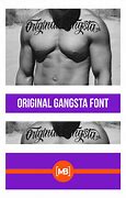 Image result for Original Gangster Font