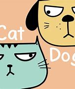 Image result for Dog vs Cat Cartoon