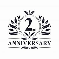 Image result for 2nd Anniversary Clip Art