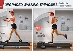 Image result for Portable Treadmill With Foldable Wheels, Under Desk Walking Jogging Machine Flat Slim Treadmill, Sports App, Installation-Free, Remote Control, Joggin