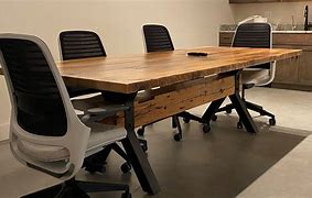 Image result for Rustic Conference Table